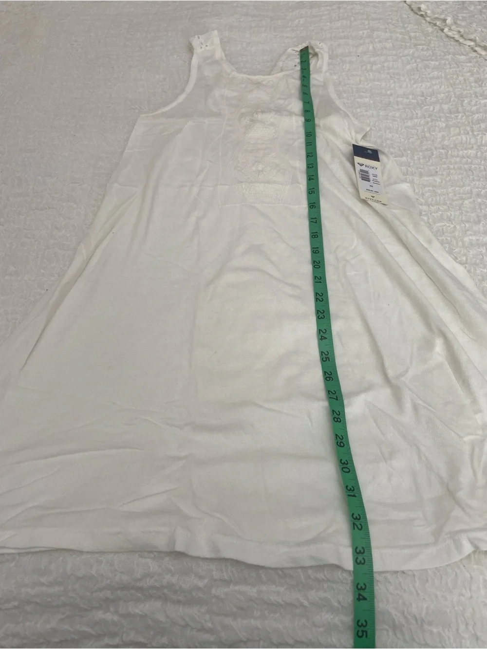 NWT ROXY WHITE DRESS SIZE XS - Picture 4 of 8